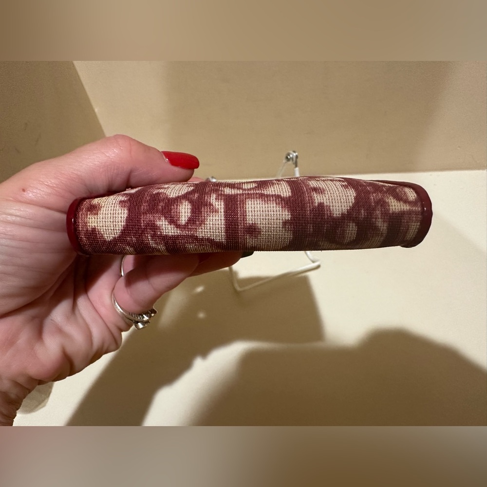 Christian Dior Bordeaux Women’s Bifold Trotter Wallet - Picture 6 of 13